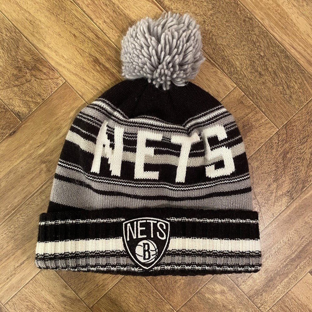 Mitchell & Ness NBA Brooklyn Nets Knitted Winter Beanie Hat